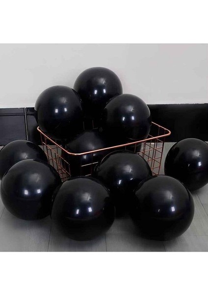 Gemar 15 Adet Balon Metalik Siyah Renk fiyatları