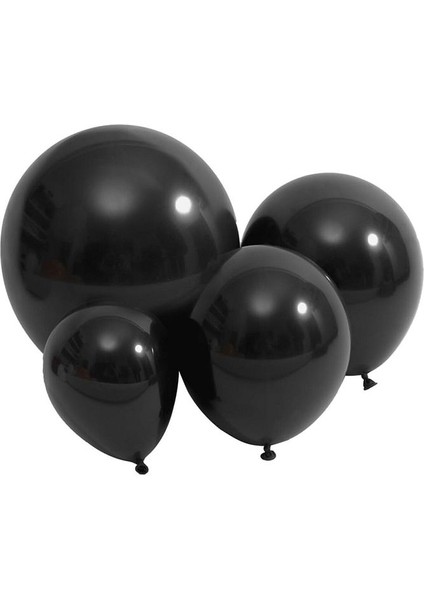 Gemar 15 Adet Balon Metalik Siyah Renk modelleri