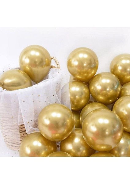 Gemar 15 Adet Balon Metalik Gold Altın Renk fiyatları