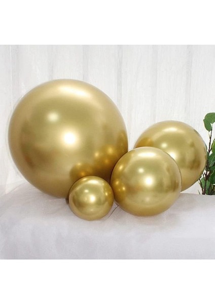 Gemar 15 Adet Balon Metalik Gold Altın Renk fırsatları