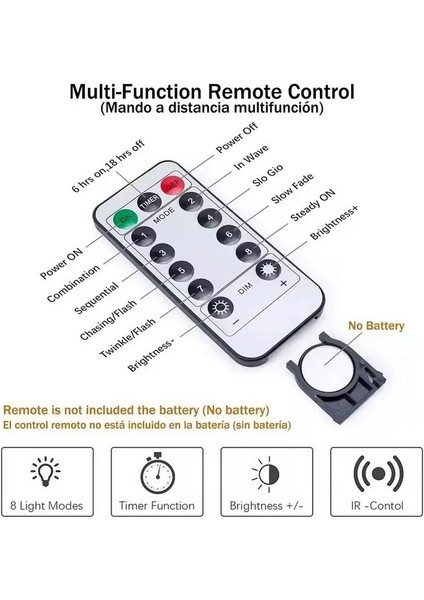 Perde LED 3 x 3M Askı Aparatlı Kumandalı 8 Fonksıyonlu 300 Ledli 10 Sarkıtlı USB Girişli