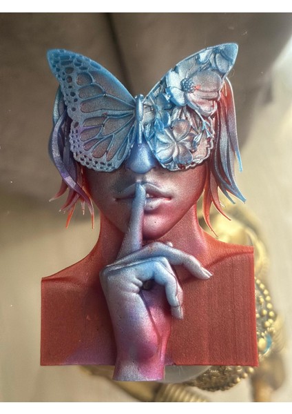 Kelebek Maske, 3D Dekorasyon, Kelebekli Duvar Dekorasyonu, Sevgililer Günü