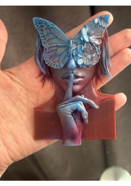 Kelebek Maske, 3D Dekorasyon, Kelebekli Duvar Dekorasyonu, Sevgililer Günü modelleri