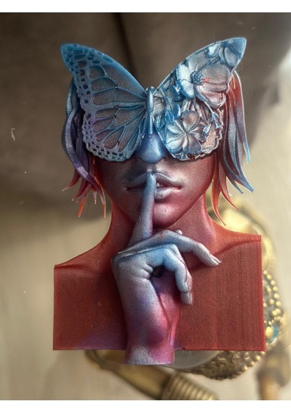 Kelebek Maske, 3D Dekorasyon, Kelebekli Duvar Dekorasyonu, Sevgililer Günü indirimleri