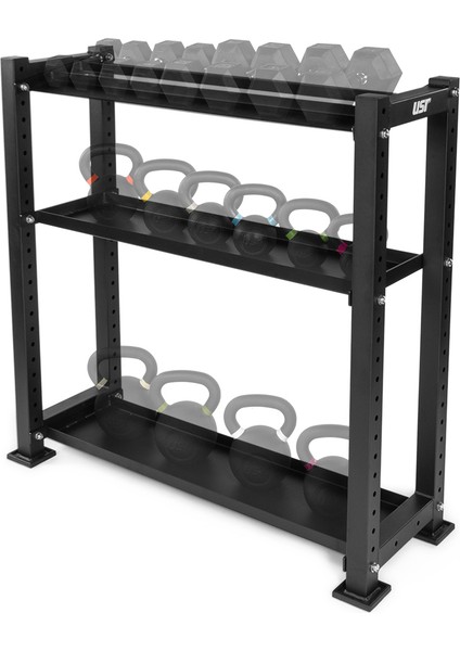 EPHESOS-B-R30 3 Katlı Kettlebell-Dambıl Rafı