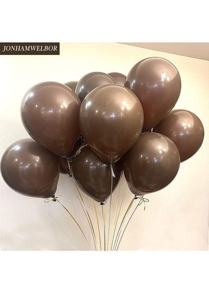 Gemar 15 Adet Balon Metalik Kahverengi fiyatları