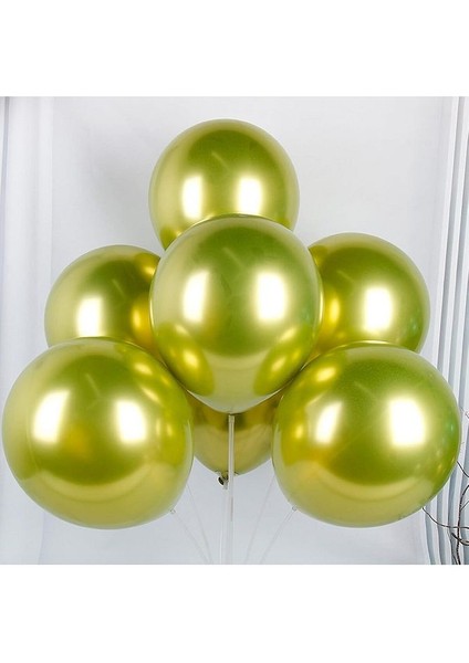 Gemar 15 Adet Balon Metalik Light Yeşil Renk modelleri