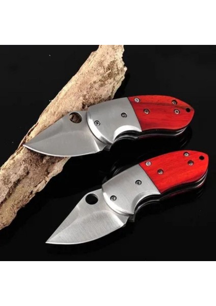 Browning Serisi Ahşap Saplı Çelik Mini Cep Çakısı