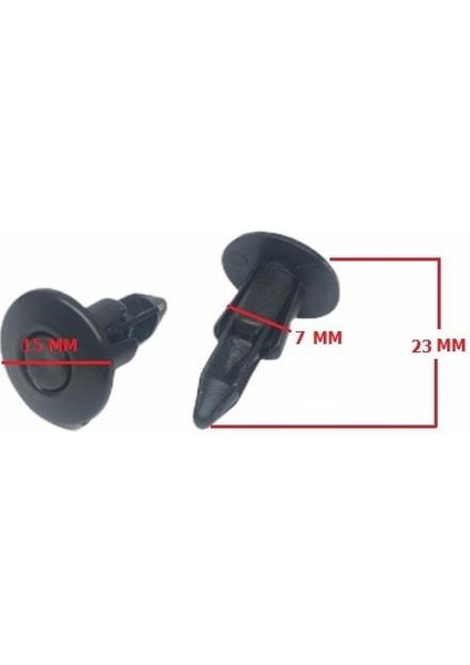 KAPI-TAMPON-PANEL KLİPSİ (ÇAKMA) (7 X 23) TOYOTA
