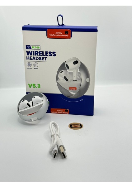 Tüm Model Telefonlar Için Uyumlu Bluetooth Kulaklık Blt-40