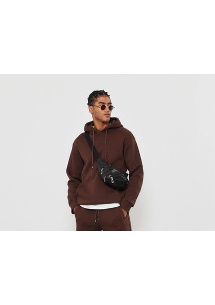 Basic Kapşonlu Sweatshirt