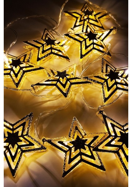 Star Model Metal Pilli LED Işık 2 Metre