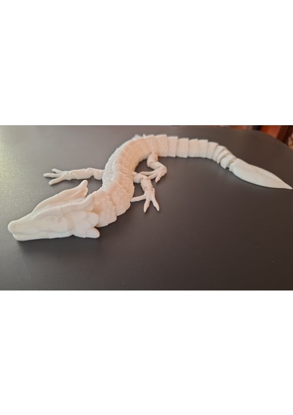 Hareketli Ejder Oyuncak Figür Beyaz-Siyah-Gri Renk Seçeneği ile 24CM Boy fırsatları