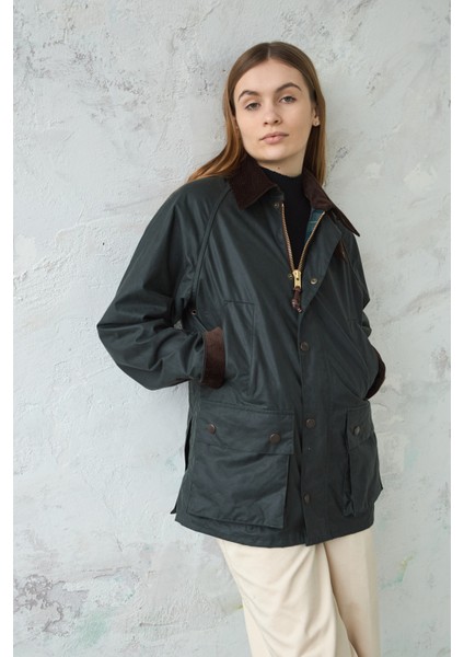 Barn Yağlı Ceket Sage Green / Barn Wax Jacket Sage Green/ Barn Waxed Cotton Jacket fiyatları
