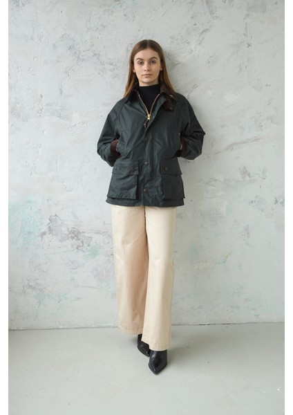 Barn Yağlı Ceket Sage Green / Barn Wax Jacket Sage Green/ Barn Waxed Cotton Jacket modelleri