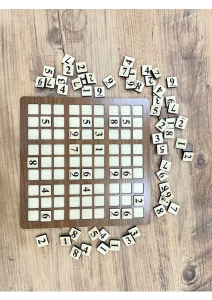 Ahşap Sudoku Oyunu
