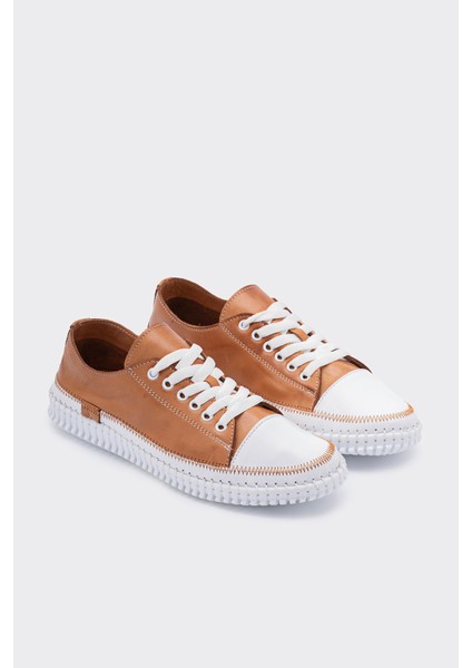 Yulin Taba Deri Kadın Sneaker