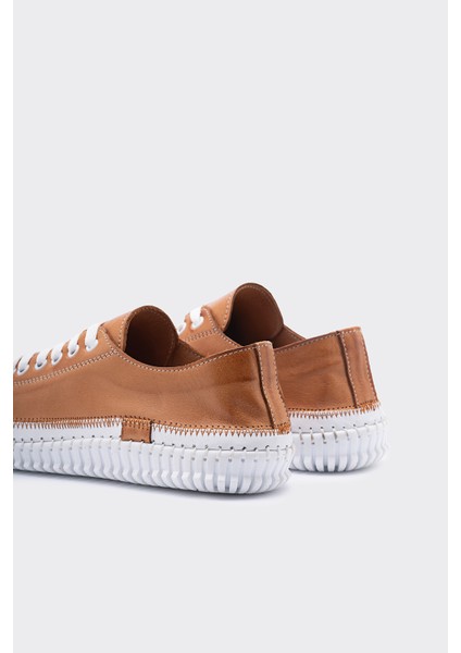 Yulin Taba Deri Kadın Sneaker