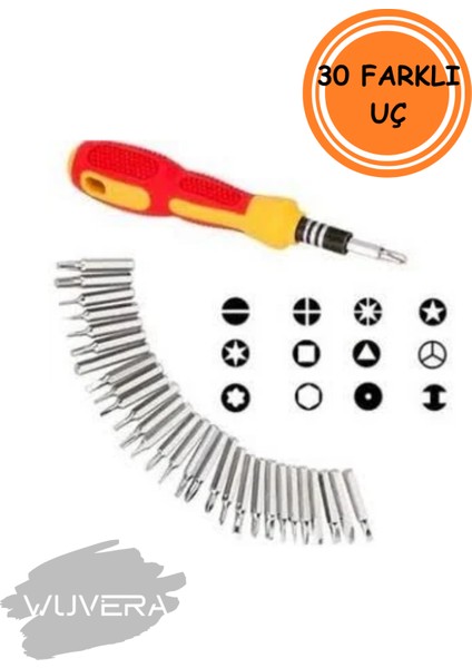 31 Parça Mini Tornavida Seti – Profesyonel ve Pratik Tamirat Çözümü fiyatları