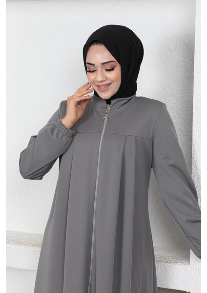 Kolları Büzgülü Pileli Ferace modelleri