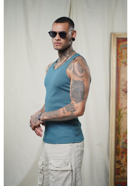 Slim Fit Kaşkorseli Esnek Düz Erkek Sporcu Atlet fırsatları