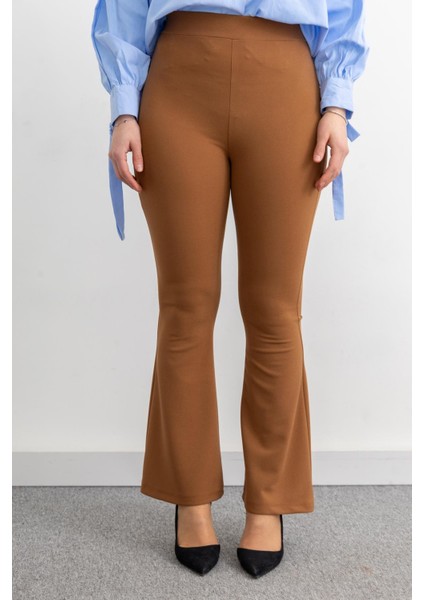 3041 Scuba Kadın Pantolon Camel modelleri
