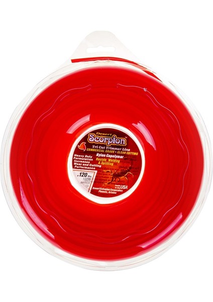 Scorpıon 3.3mm 41 Metre Kırmızı 3 Köşe Misina 130474 DX221358
