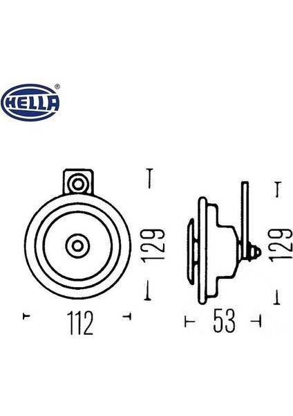 12V Didit Korna 460 Hz Ince Ses (112 Mm) modelleri