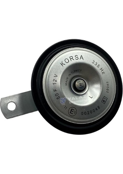 KORSA 12V DİDİT KORNA 335 HZ KALIN SES (91 MM)
