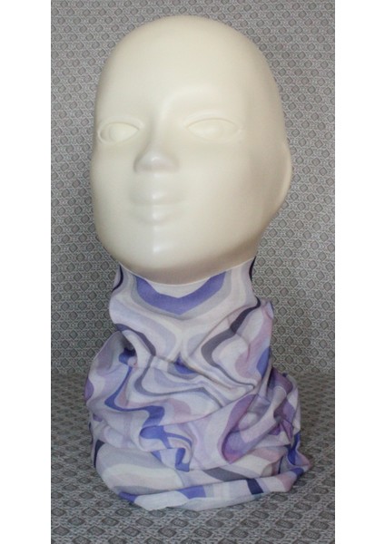 Desenli Boyunluk Baf Bandana