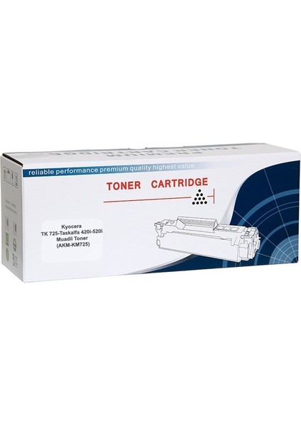 Kyocera Uyumlu TK725-TK729-TASKALFA 420I-520I Siyah Muadil Toner 40000 Sayfa
