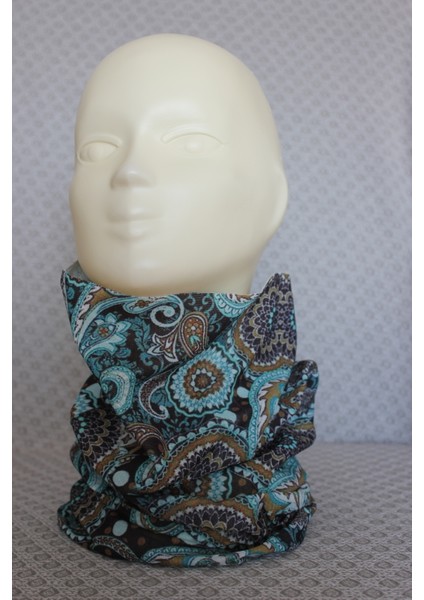 Etnik Desenli Boyunluk Baf Bandana modelleri