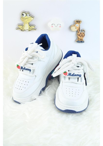 Unisex Çocuk Spor Ayakkabı Kuromi Spor Ayakkabı Özel Tasarım Bağçıklı ve Cırtlı Çocuk Sneaker Spor