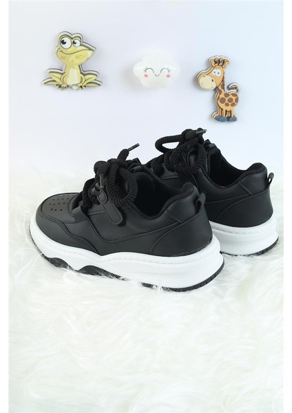 Unisex Çocuk Spor Ayakkabı Kuromi Spor Ayakkabı Özel Tasarım Bağçıklı ve Cırtlı Çocuk Sneaker Spor