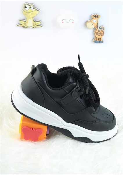 Unisex Çocuk Spor Ayakkabı Kuromi Spor Ayakkabı Özel Tasarım Bağçıklı ve Cırtlı Çocuk Sneaker Spor
