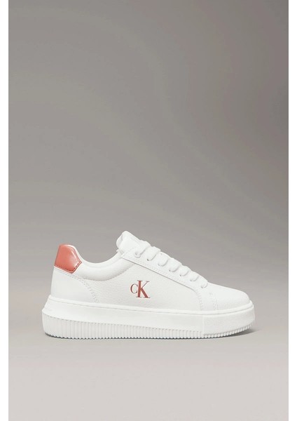 Logolu Beyaz Kadın Sneaker