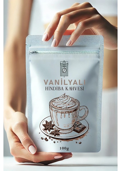 Vanilya Aromalı Hindiba Detox Kahvesi 100G, Vanilla Flavored Chicory Detox Coffee