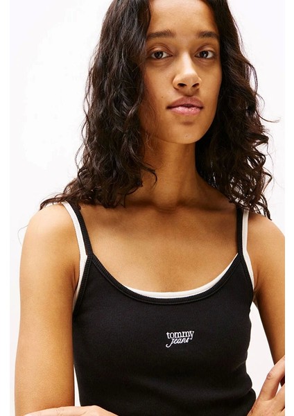 Tjw Scrıpt Strap Mıdı Dress Ext