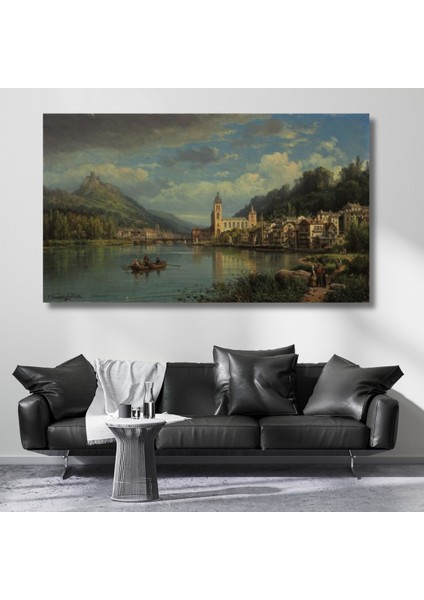 Klasik Ressam Yağlı Boya Görseli Kanvas Tablo Dijital Baskı Salon Tablosu