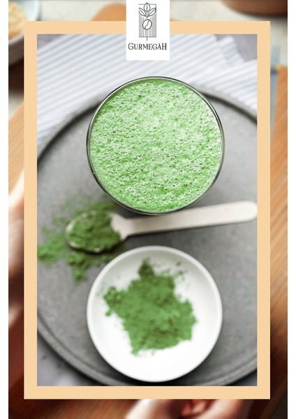 Organik Spirulina Tozu 100G, Premium Spirulina Powder ( Glutensiz, Vegan, Katkısız )