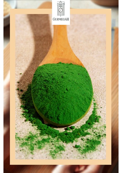 Organik Spirulina Tozu 100G, Premium Spirulina Powder ( Glutensiz, Vegan, Katkısız )
