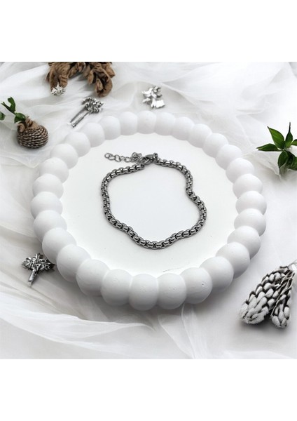 Çelik Arnavut Model Zincir Bileklik modelleri