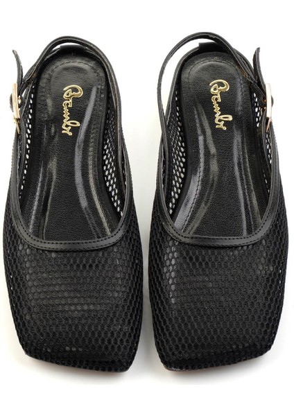 Siyah File Kadın Terlik K04231081022 fiyatları