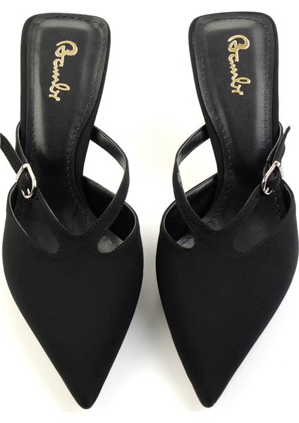 Siyah Kumaş Kadın Terlik K04231434104 fiyatları