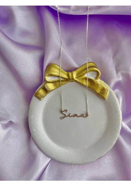 Shop Yatay Isim Kolye | 925 Ayar Gümüş fiyatları