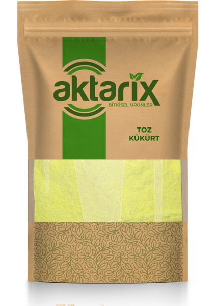 500 gr Toz Kükürt Tarım Kükürdü Sarı Zirai Kükürt