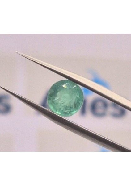 2.06 Ct 7.4 mm Round Natural Emerald,zambia