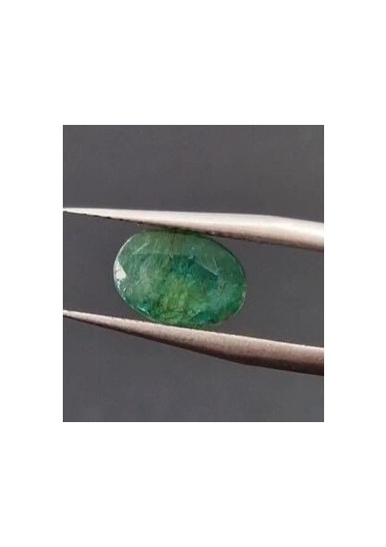 1.81 Ct 9.4x6.6 mm Oval Natural Green Emerald, Zambia