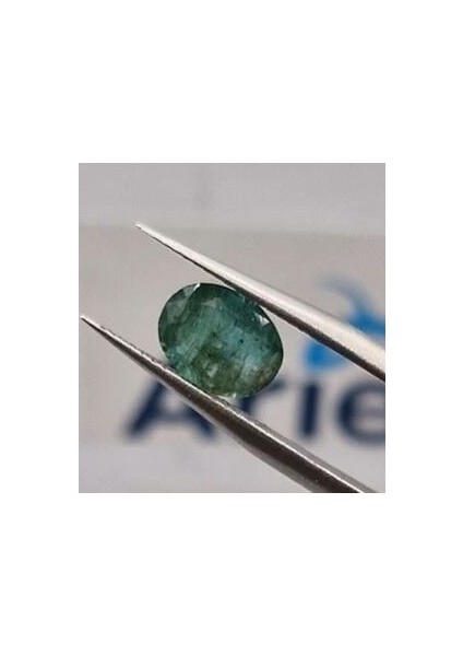 1.45 Ct 8.5x6.7 mm Oval Natural Zambia Emerald