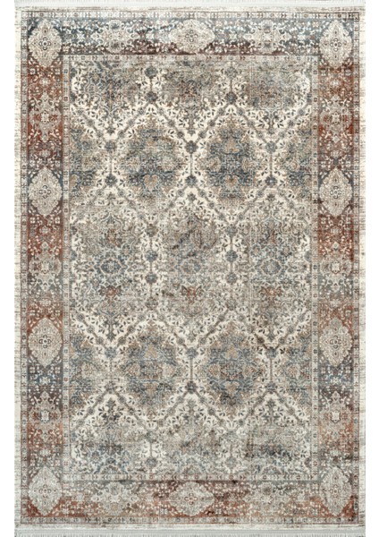 Diva DZ03A Krem Multi Viskon Akrilik Yumuşak Dokulu Modern Halı Karademir Home